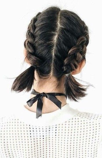 9 kiểu bím tóc ngắn cực dễ thương & đơn giản - Hướng dẫn cách thắt bím đuôi tôm dễ làm cực dễ thương cho bạn gái 6