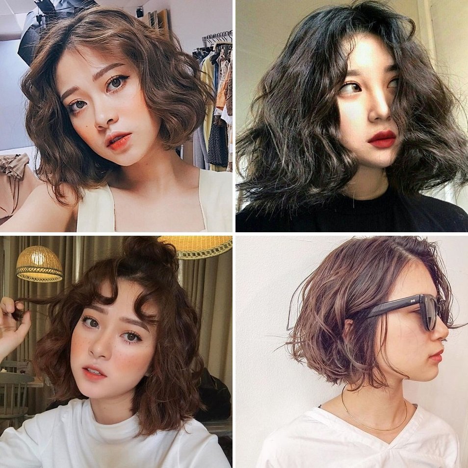 15 kiểu tóc ngắn xoăn sóng đẹp nhất 2020 phù hợp với mọi gương mặt  Báo  Phụ Nữ Việt Nam