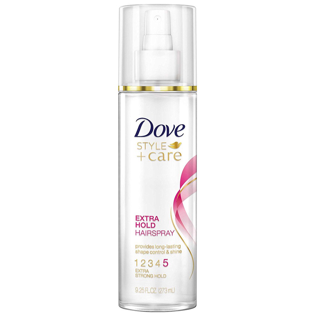 Dove Style + Care Hairspray Non-Aerosol Hộp đựng phụ