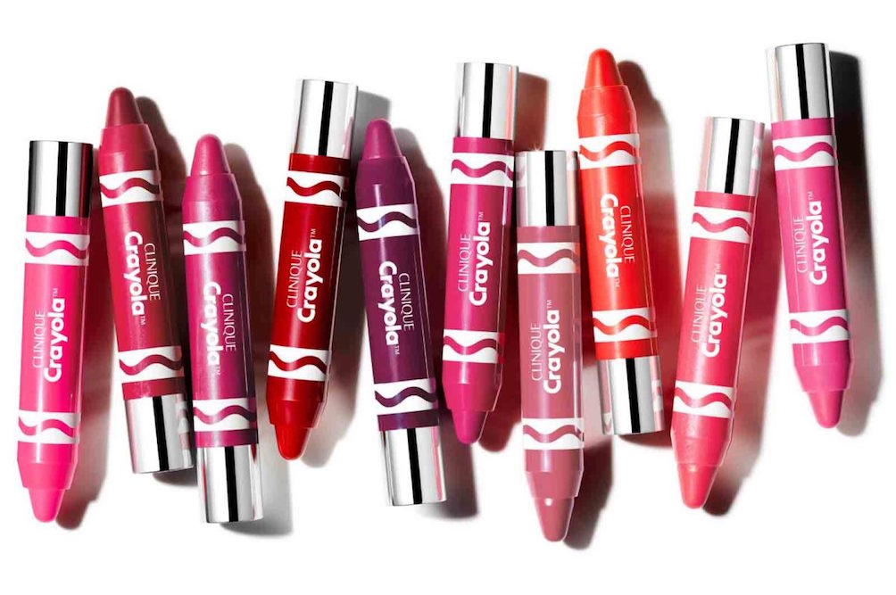clinique crayola chubby sticks moisturizing lip colour balm range