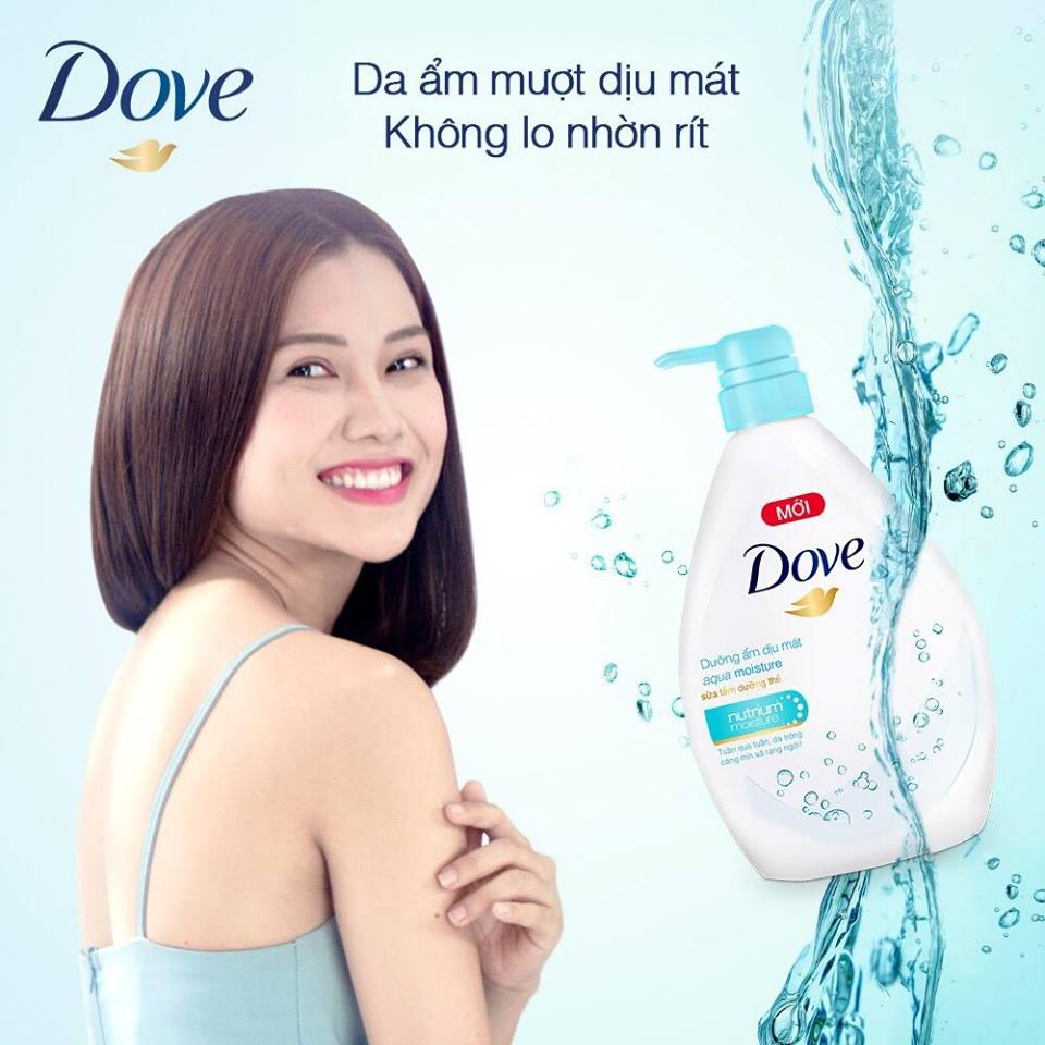 Sữa tắm dưỡng ẩm Dove Aqua Moisture