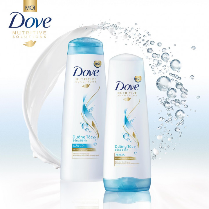 Gội & Xả Dưỡng tóc bồng bềnh – Dove hair