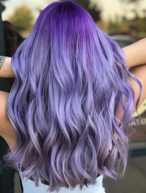 Tóc màu tím Lavender Vị ngọt ngào cho bảng màu tóc của bạn  Đẹp365