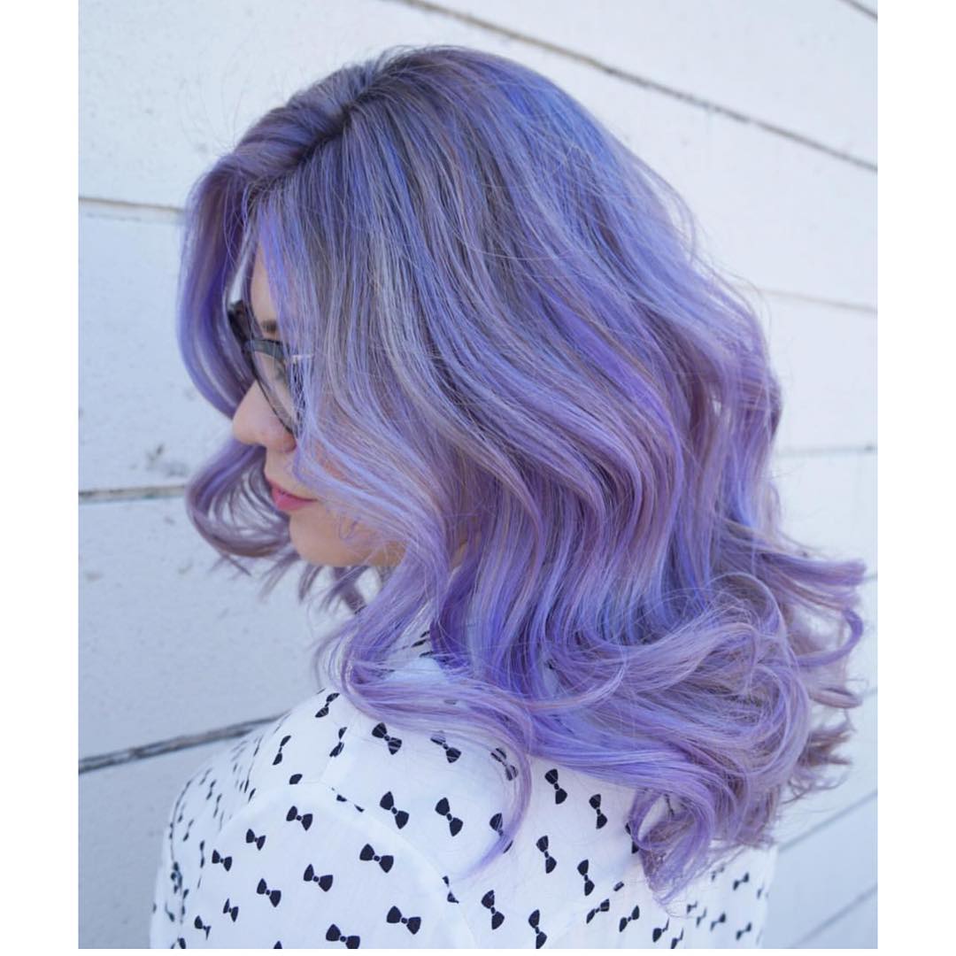Lavender hair colour