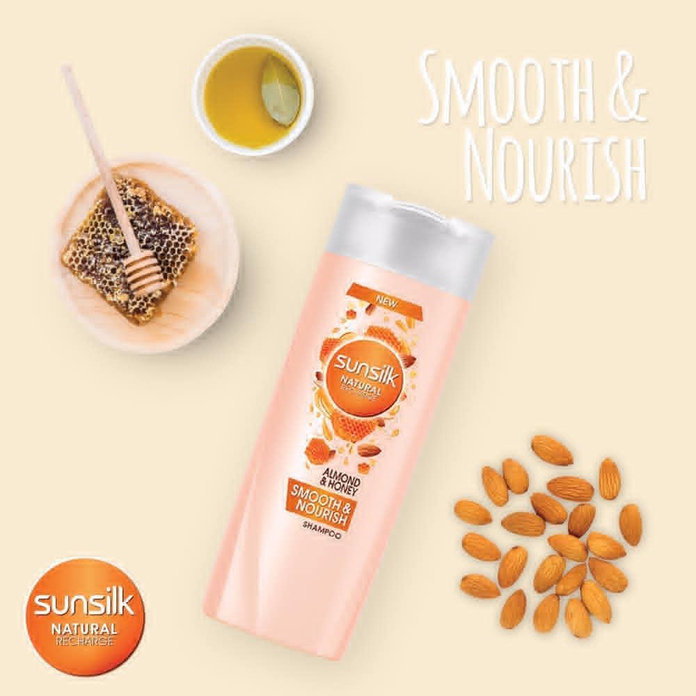 Image result for Sunsilk Natural Almond & Honey Anti-Breakage dep365