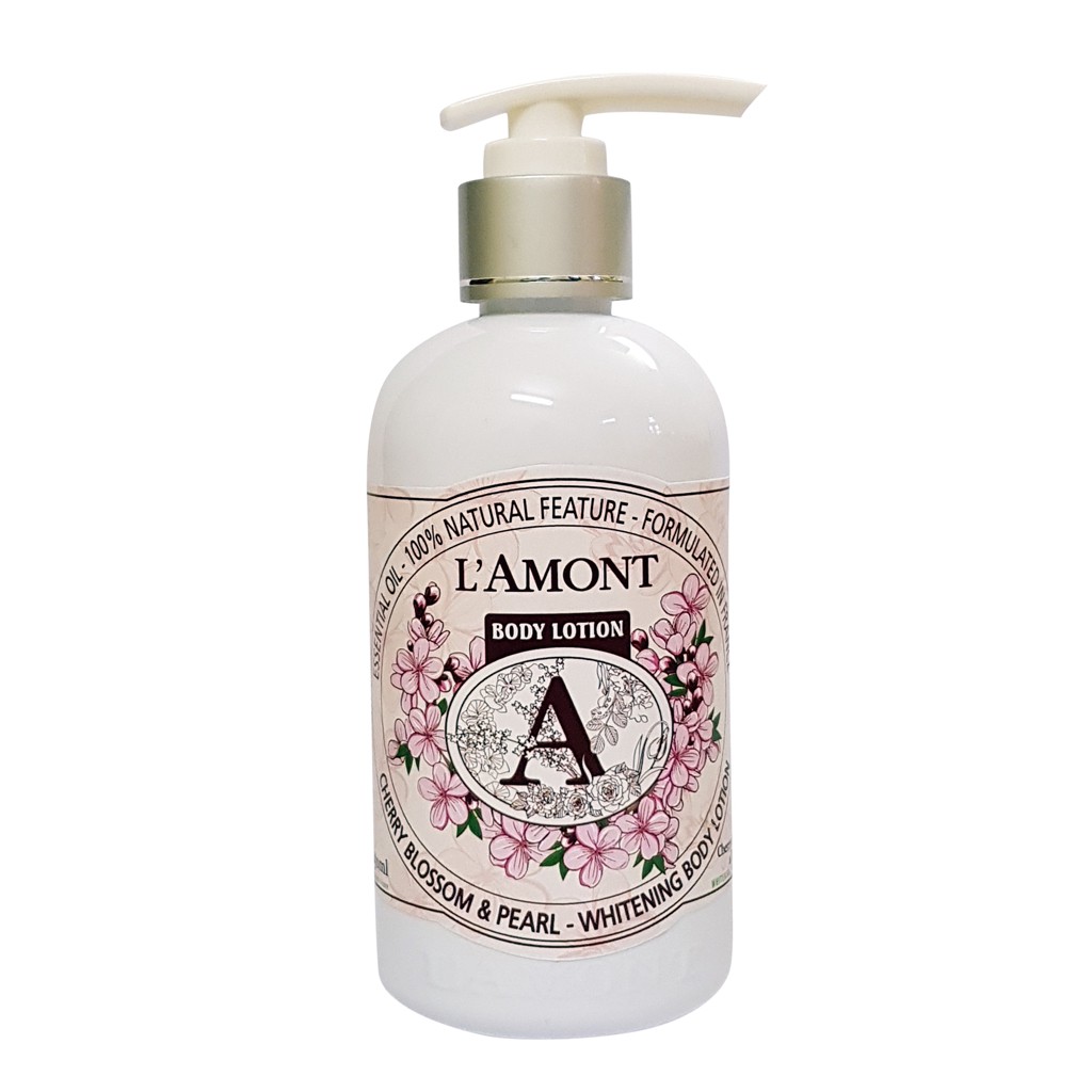 Image result for L'amont En Provence Cherry Blossom & Pearl Whitening Body Lotion