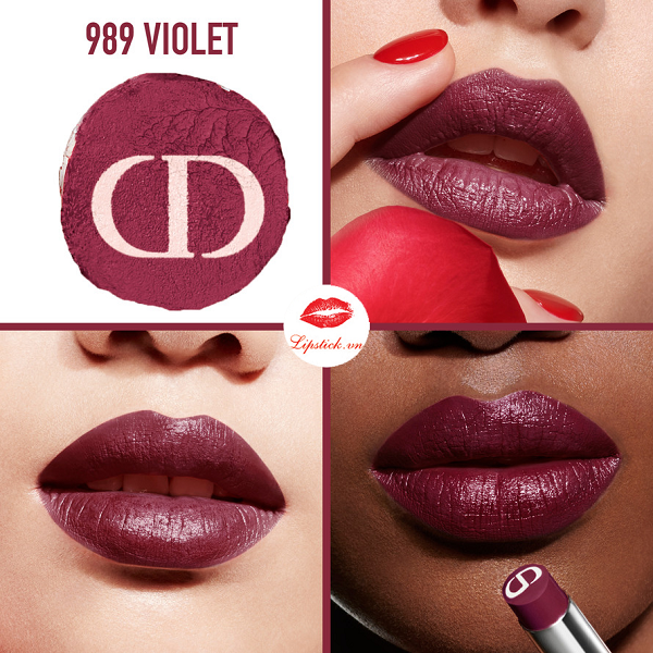 Son Màu Trầm Rouge Dior Ultra Care màu 989 Violet