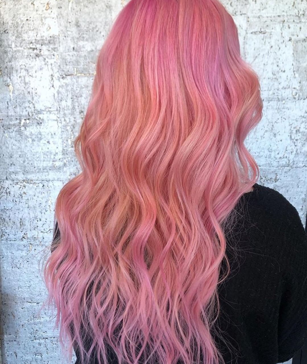 Nhuộm tóc màu hồng vàng cũng là một màu tóc đẹp đấy  Đẹp365