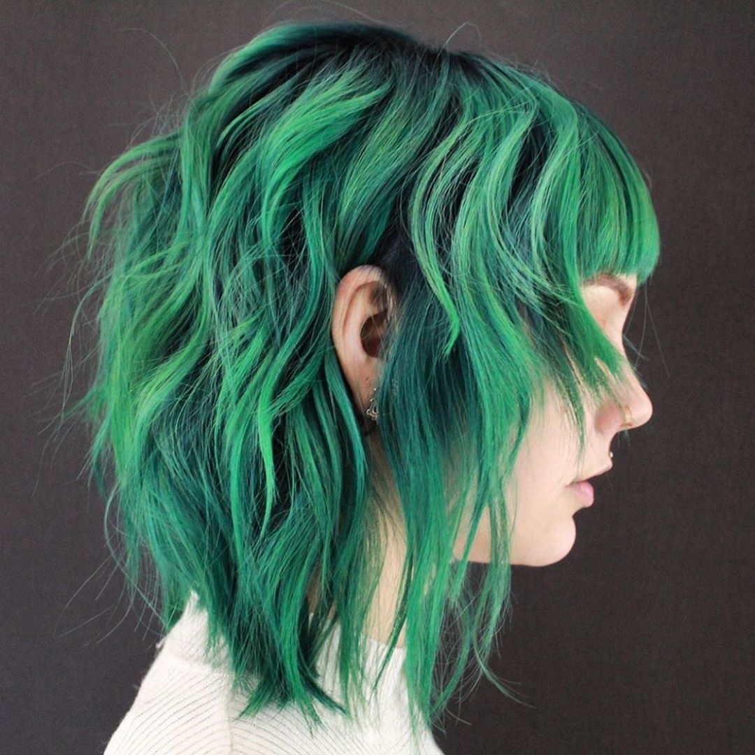 10+ kiểu tóc nhuộm màu xanh rêu nam đẹp cuốn hút năm 2022 - ALONGWALKER