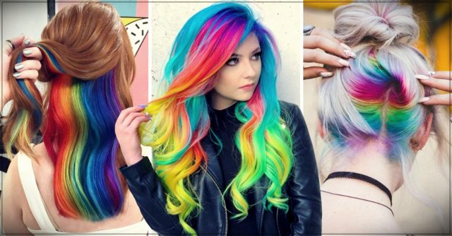 Nhuộm tóc màu cầu vồng – cơ hội giúp bạn tỏa sáng mùa Tết 2021