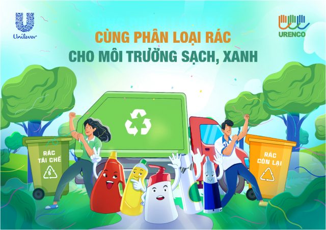 Lan tỏa lối sống xanh với chiến dịch phân loại rác tại nguồn cùng Unilever