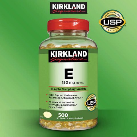 Viên uống bổ sung Vitamin E 400 IU Kirkland 