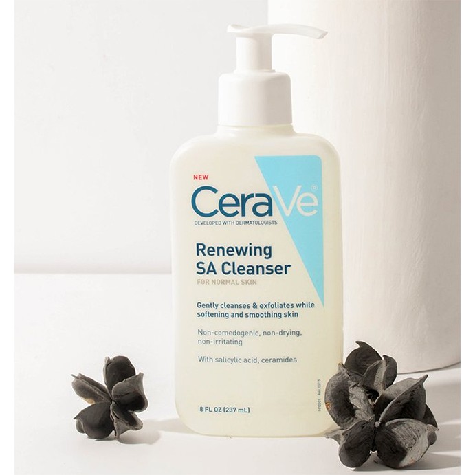 sữa tắm trị mụn lưng  CeraVe Renewing SA Cleanser