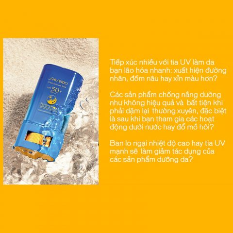 Kem chống nắng Shiseido Clear Stick UV Protector dạng lăn
