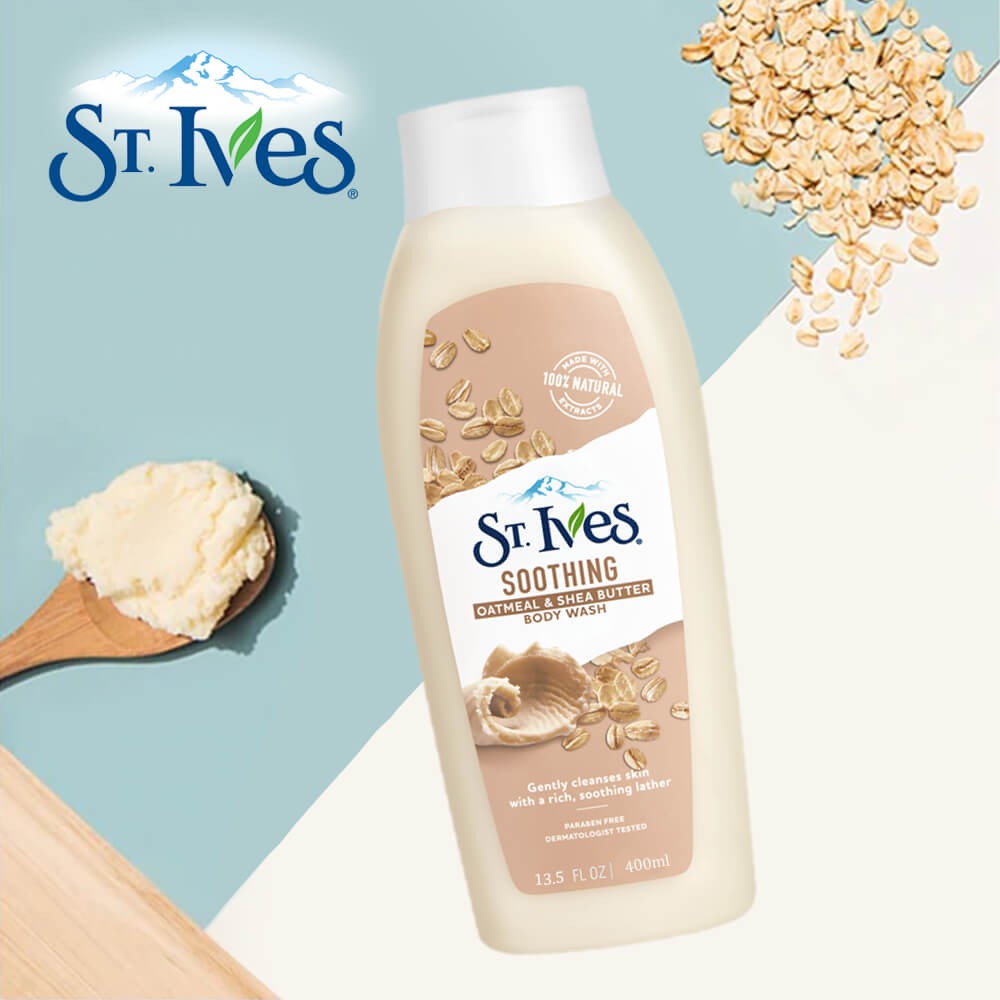 St.Ives Oatmeal and Shea Butter -sữa tắm