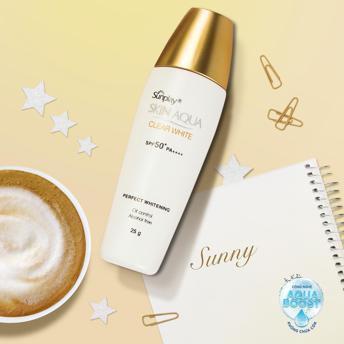 Sunplay Skin Aqua Clear White SPF 50+ PA++++- Kem chống nắng giá học sinh - Đẹp 365