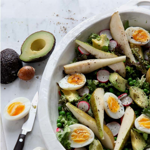  Salad trứng luộc giảm cân và sốt chanh