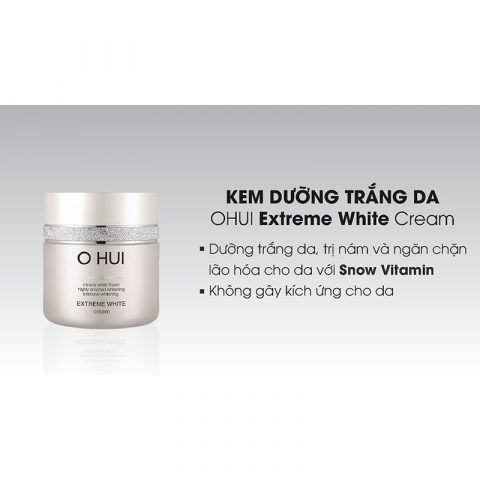 Kem dưỡng trắng da OHUI Extreme White Cream