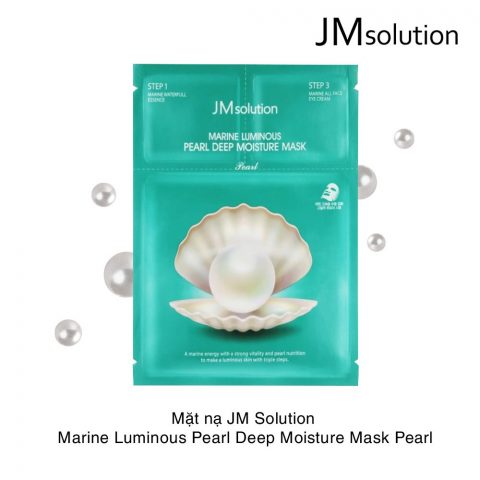 Mặt nạ dưỡng trắng ngọc trai JM Solution Marine Luminous Pearl Deep Moisture Mask