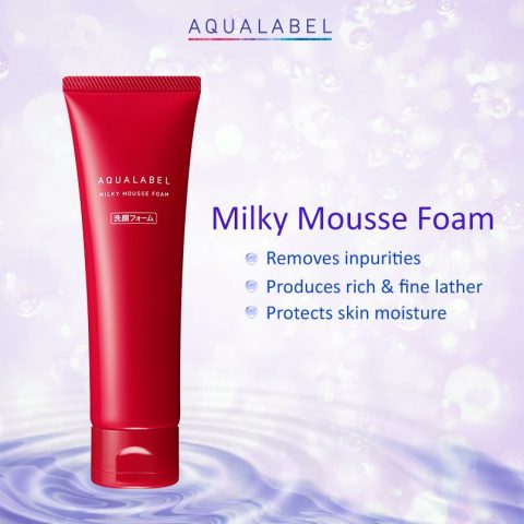 Sữa rửa mặt dành cho da khô Shiseido Aqualabel Milky Mousse Foam