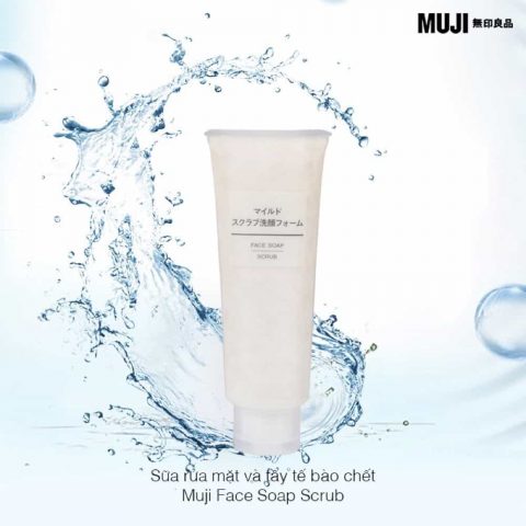 Sữa rửa mặt trắng da Muji Face Soap từ Nhật Bản