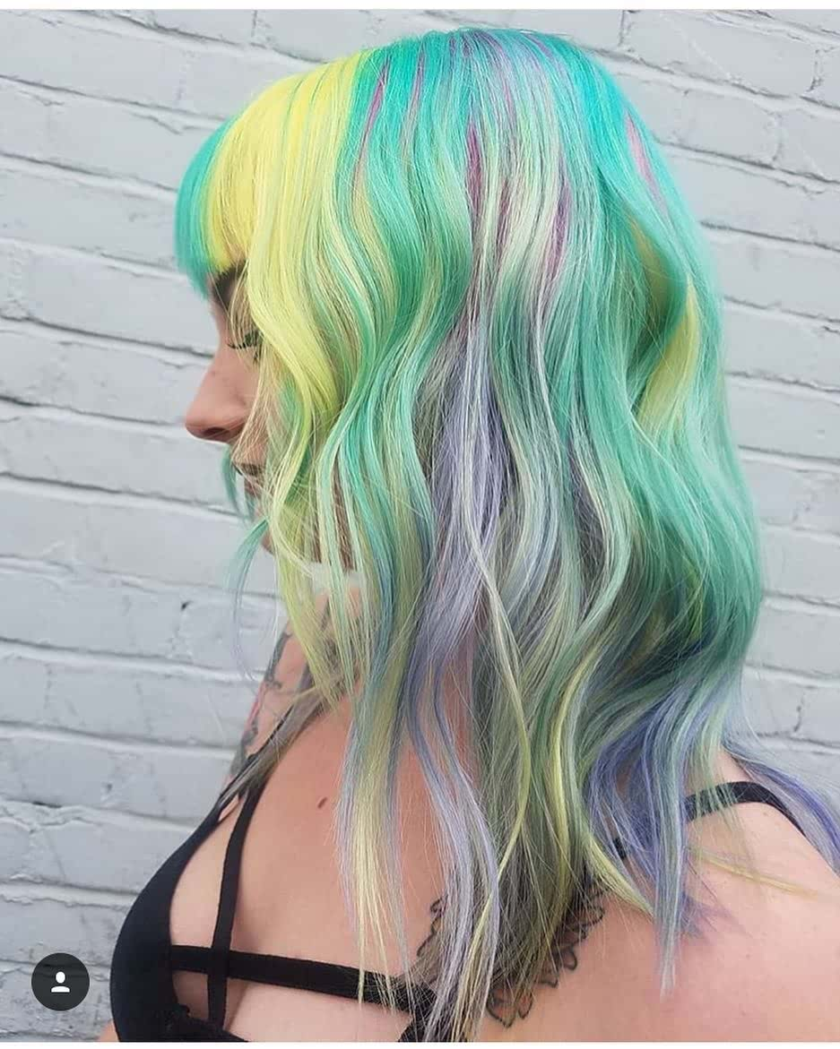 Green, Yellow, and Purple Layers