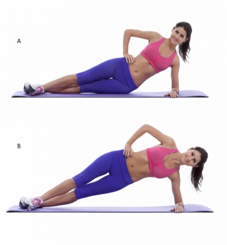 Side plank raises hip 2