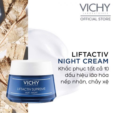  Vichy Liftactiv Night - Kem chống lão hóa tốt nhất hiện nay