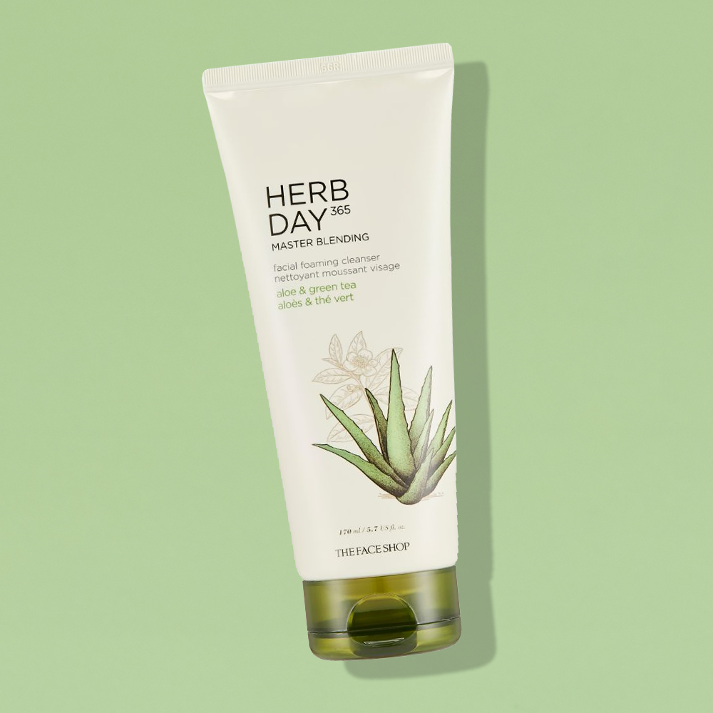 The Face Shop Herb Day 365 Cleansing Foam Aloe
