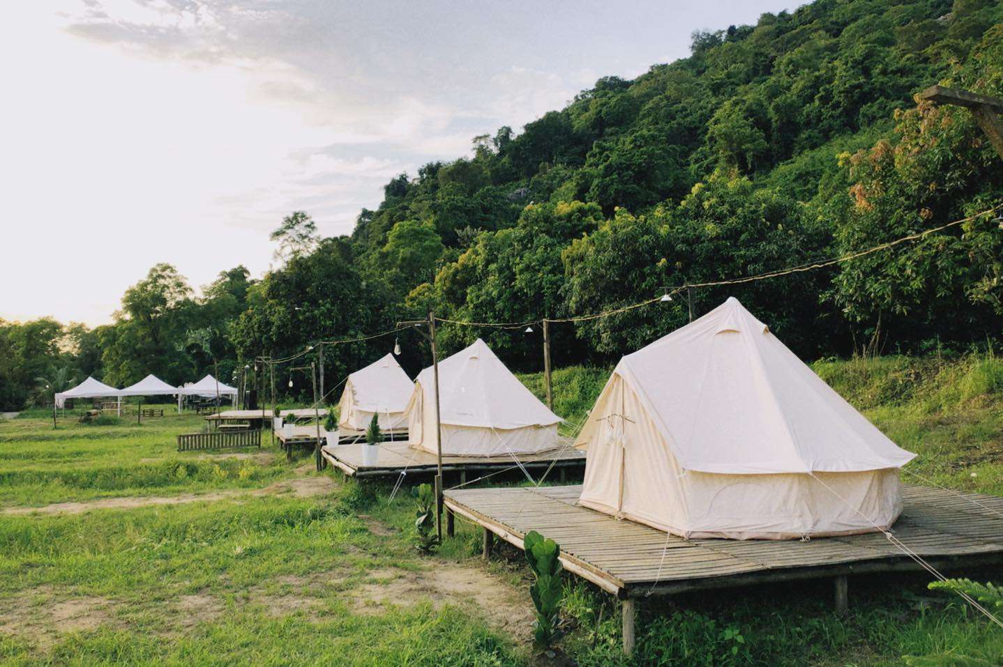 Những chiếc lều glamping xinh xắn ở Ma Lữ Quán