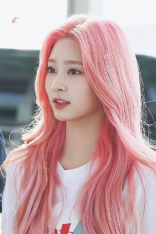 idol kpop pink hair 2