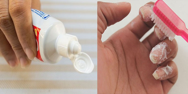 Cách tẩy sơn móng tay bằng kem đánh răng
