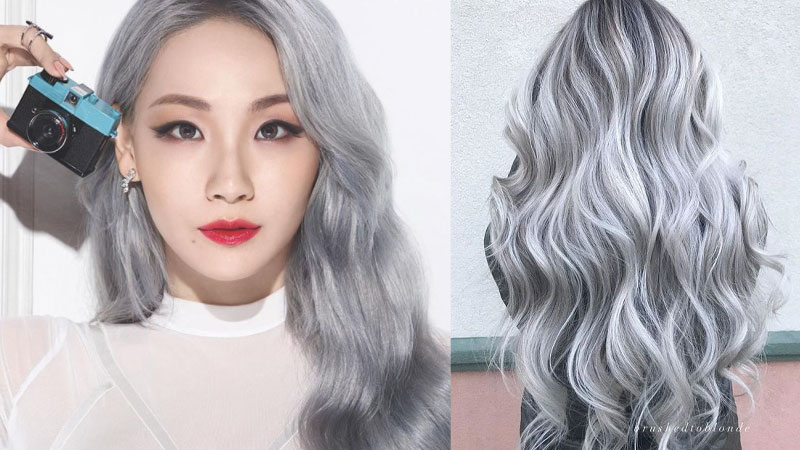  Màu tóc đẹp - màu bạch kim