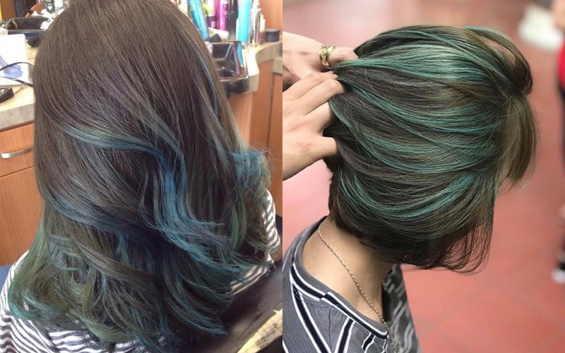10 kiểu tóc nhuộm màu xanh rêu nam đẹp cuốn hút năm 2023