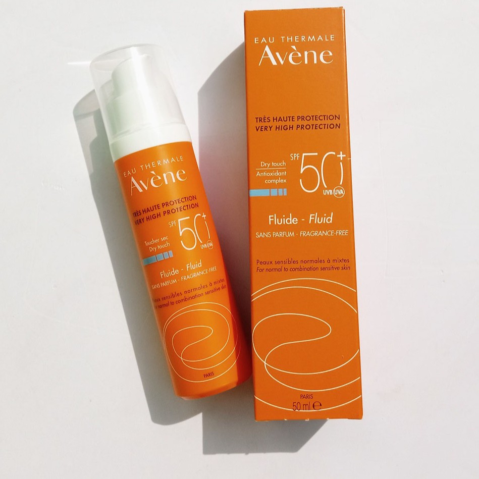 Kem chống nắng Avène Dry Touch Fluide SPF 50+