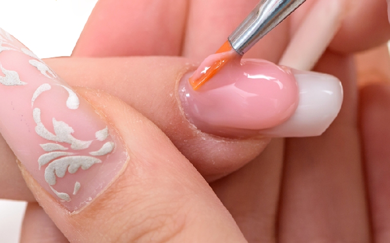 Ngón Tay Giả Học Làm Nail làm mẫu nail đắp bột đắp gelsơn  design móng