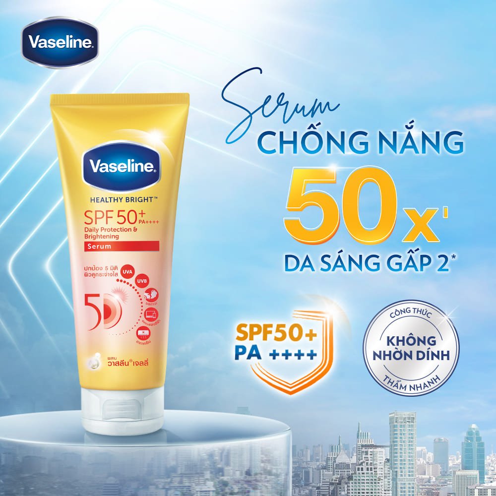 Serum chống nắng cơ thể 50X Vaseline - Đẹp365