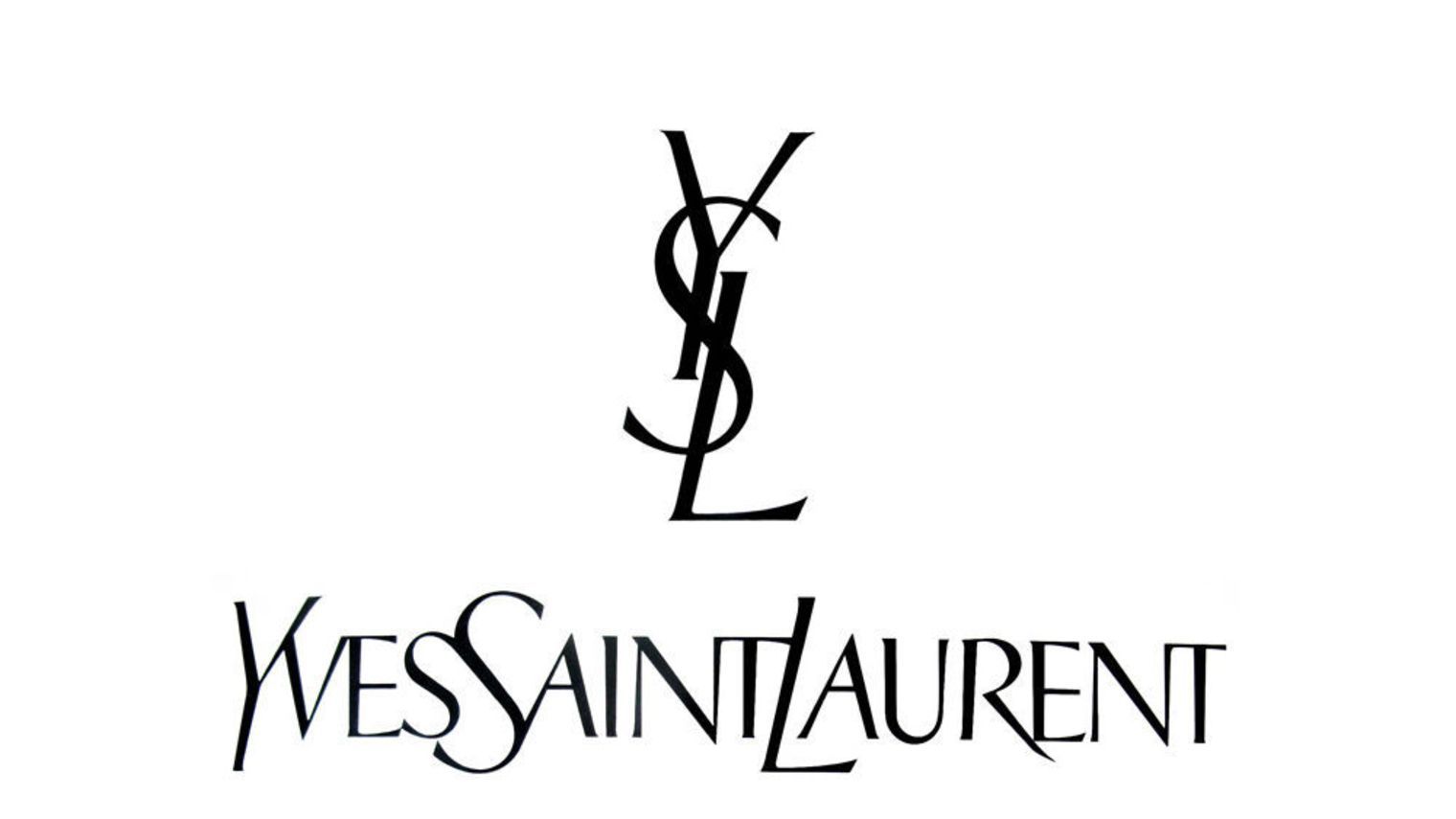  Logo thương hiệu thời trang Yves Saint Laurent 