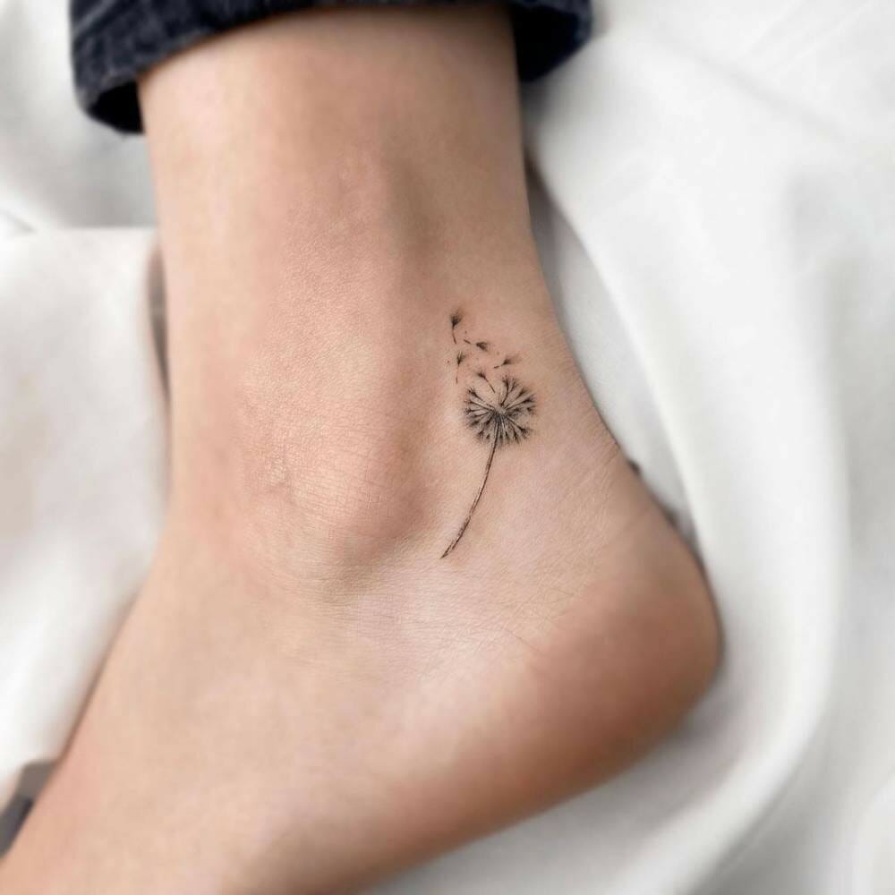 Ý tưởng hình xăm cổ chân dành cho nữ  Owl Ink Studio  Xăm Hình Nghệ Thuật