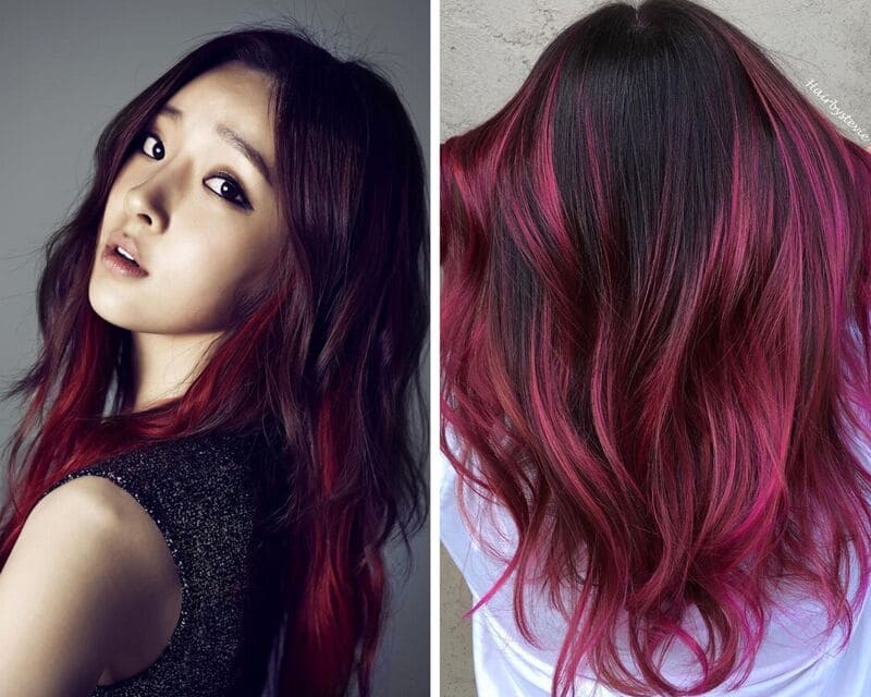 10 Kiểu tóc nhuộm màu đỏ rượu vang đẹp, thu hút mọi ánh nhìn | Đẹp365