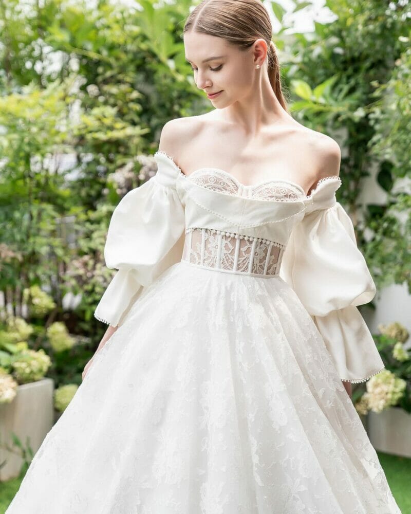 Say đắm với 100 mẫu thiết kế váy cưới trễ vai đẹp nhất 2020  OECC