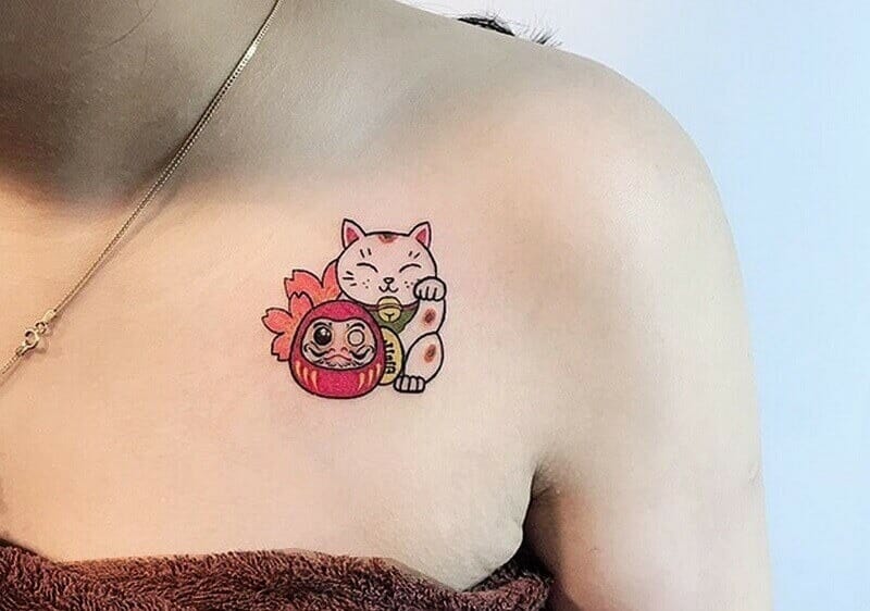 hình xăm dán mèo Hello Kitty mini cute JULLY Tattoo chất kích thước  105x6cm hình xăm chống nước xăm tạm thời an toàn bền đẹp  Lazadavn