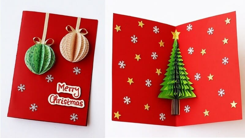 10 cách làm thiệp Giáng sinh, trang trí Noel đơn giản mà đẹp | Đẹp365
