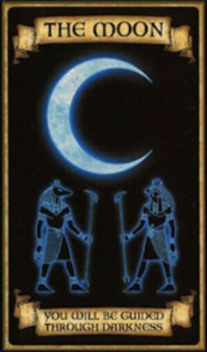 The Moon - Lá bài đại diện cho ánh sáng trong đêm đen tối tăm