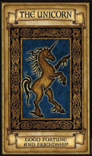 The Unicorn - Lá bài tượng trưng cho may mắn và tình bạn