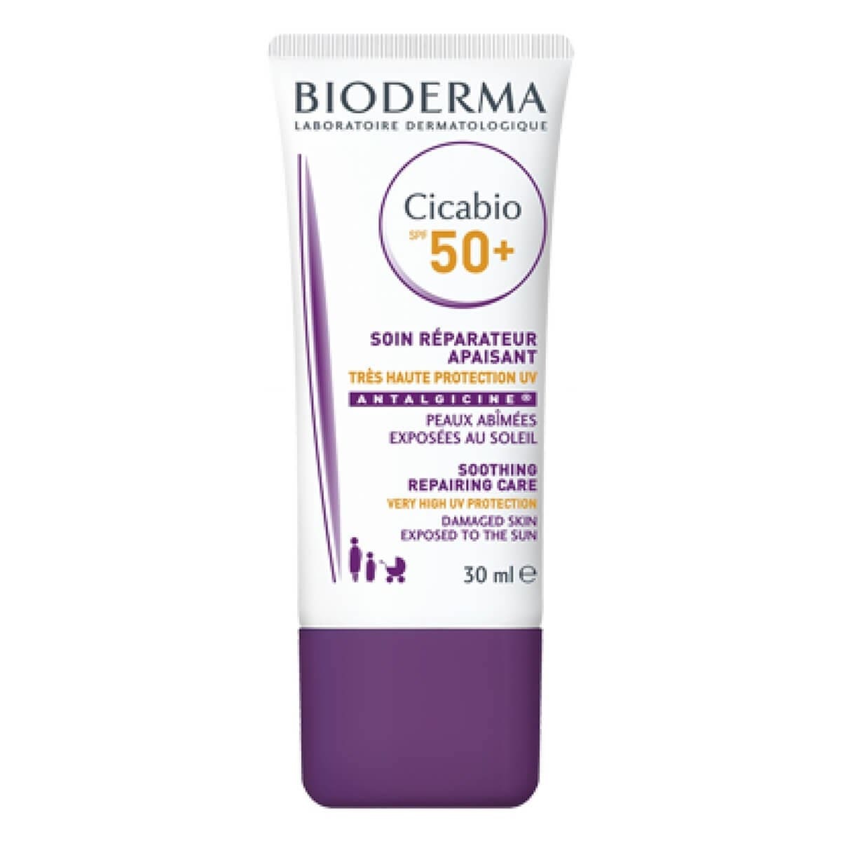 Kem dưỡng trắng da mặt Bioderma Cicabio Crème SPF 50+